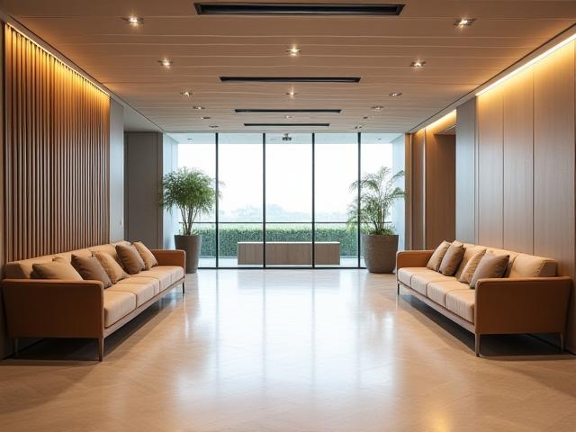 Modern training room interior